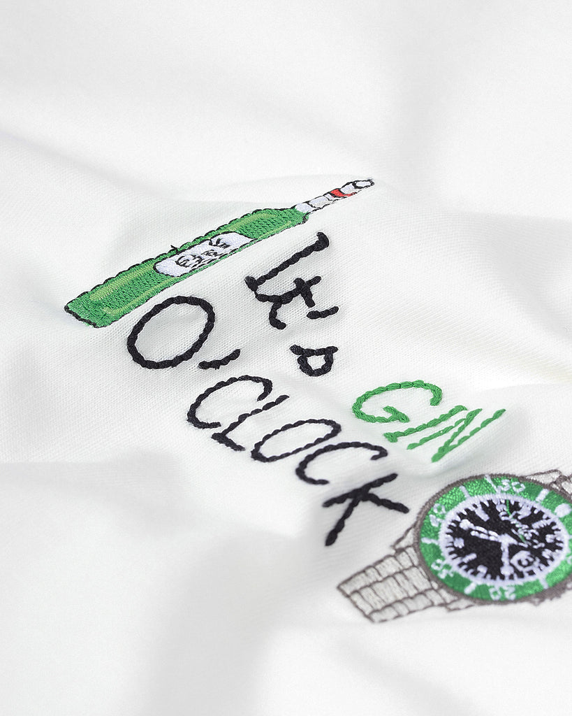Gin O' Clock T-Shirt Hvid