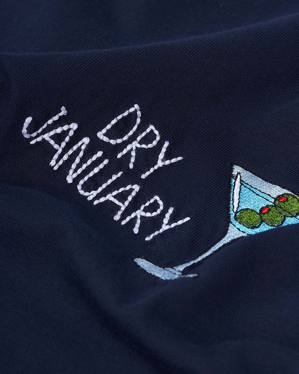Dry January T-Shirt Blå