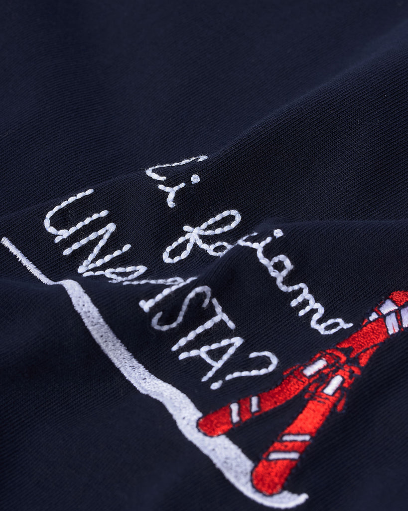 Una Pista T-Shirt Blå