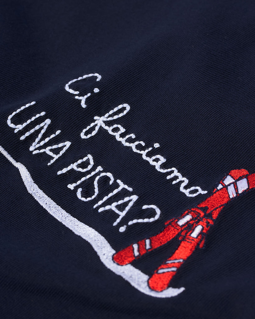 Una Pista T-Shirt Blå