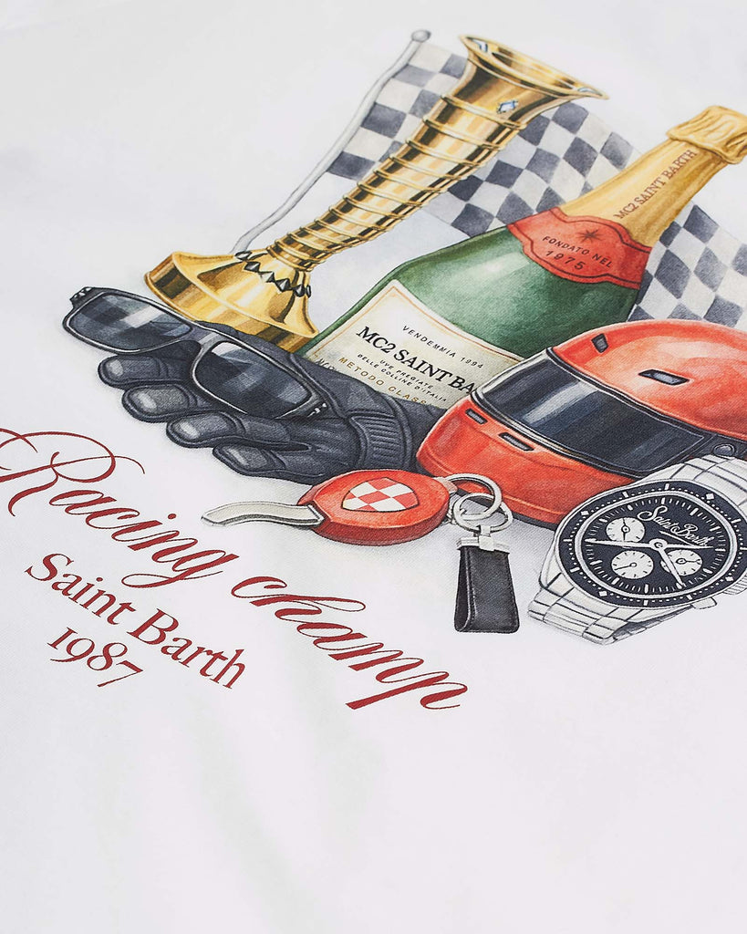 Racing Champ T-Shirt Hvid