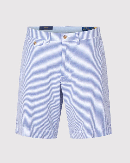 Bedford Stripe Shorts Blå