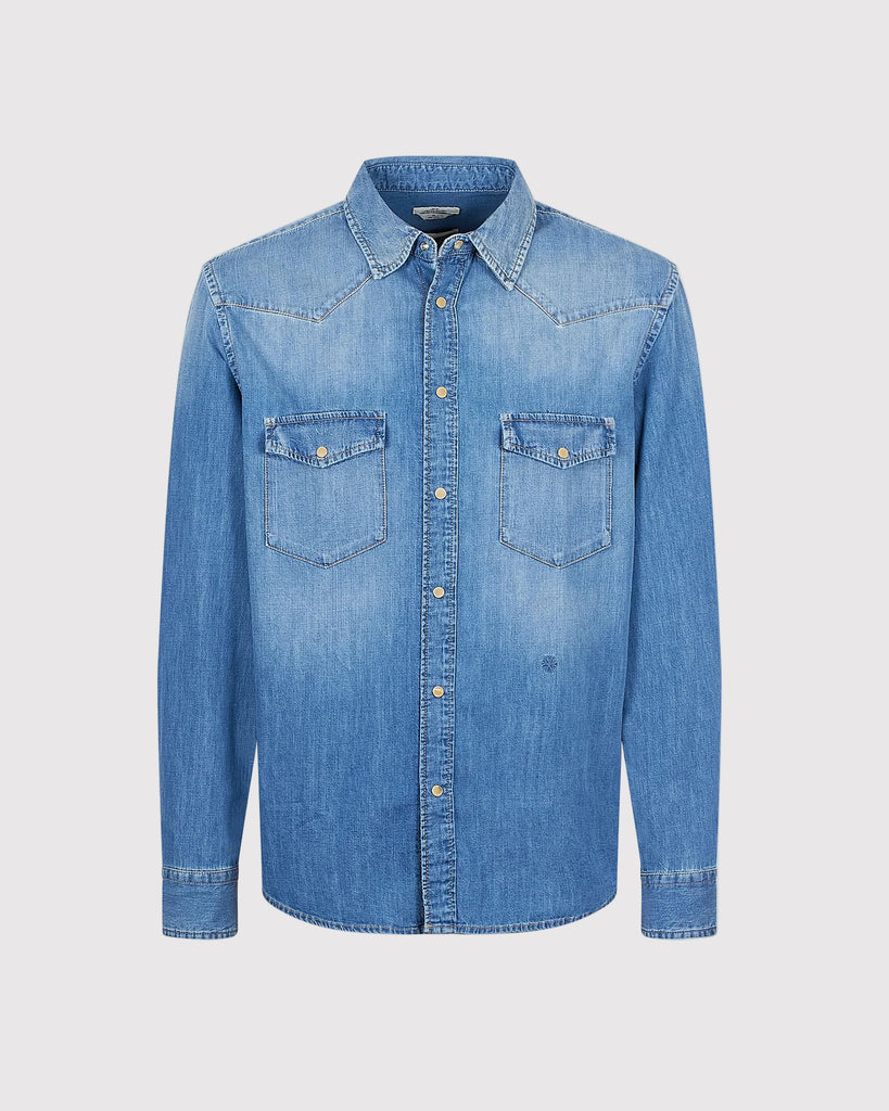 Denim Shirt Blå