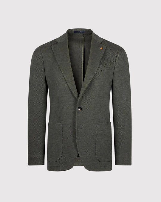 Jersey Diagonal Blazer Grøn