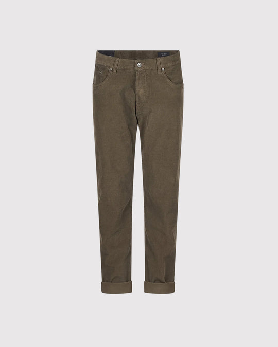 5-Pocket Icon Relax Fløjl Grøn