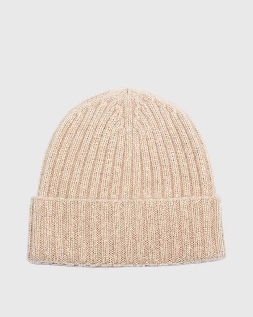 Cashmere Beanie Sand