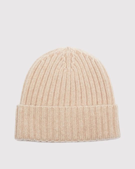 Cashmere Beanie Sand