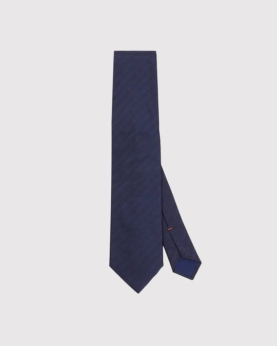 Tie Herringbone Blå