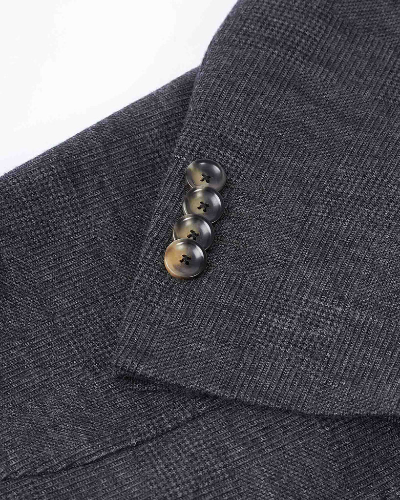 Prince Check Blazer Grå