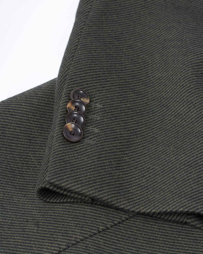 Jersey Diagonal Blazer Grøn