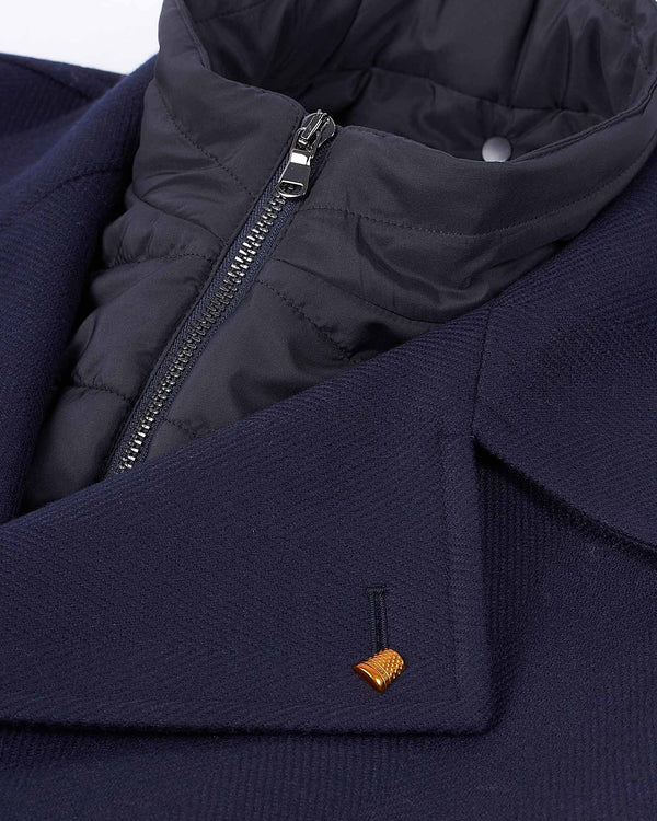 Peacoat Wool Blå