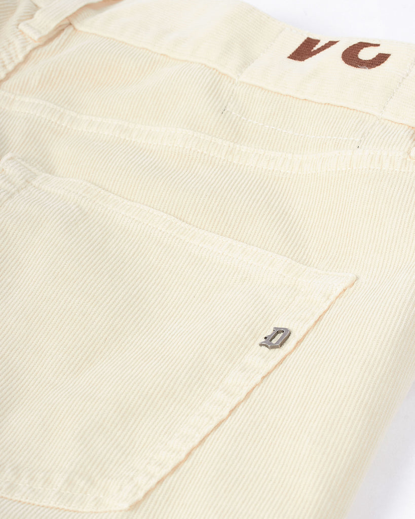 5-Pocket Icon Relax Fløjl Creme