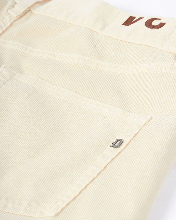 5-Pocket Icon Relax Fløjl Creme