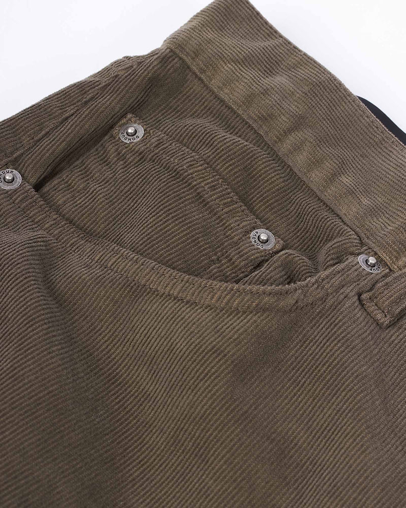 5-Pocket Icon Relax Fløjl Grøn