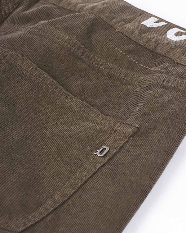 5-Pocket Icon Relax Fløjl Grøn