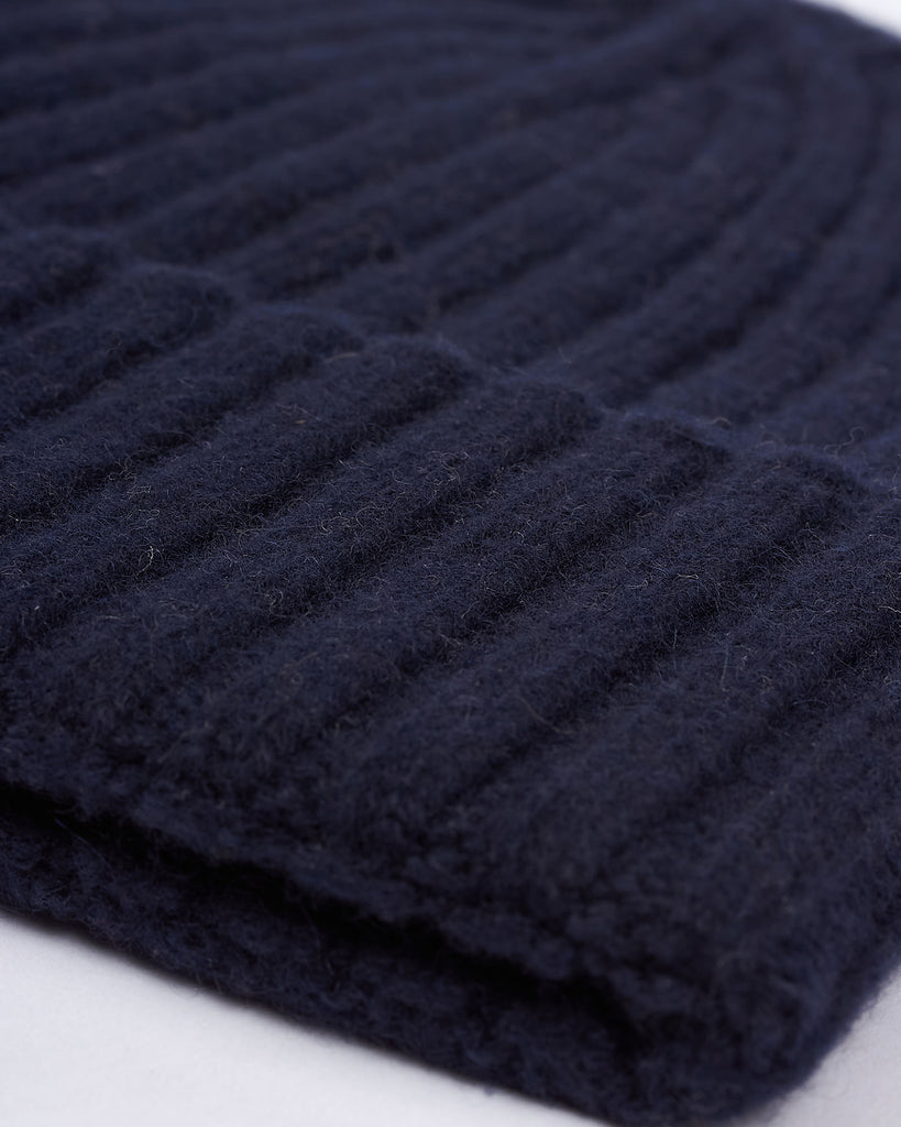 Cashmere Beanie Blå