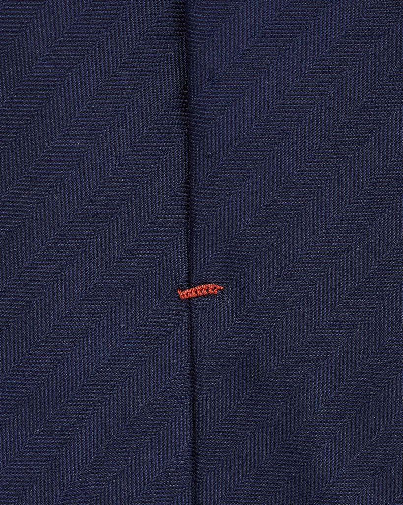 Tie Herringbone Blå