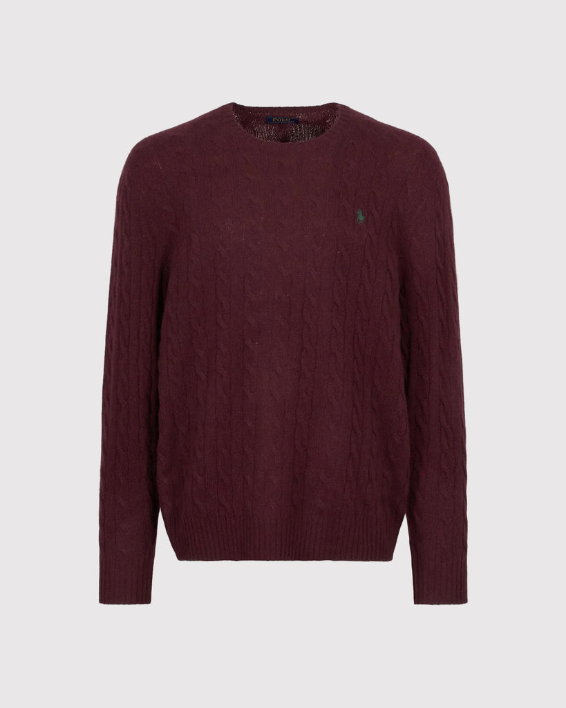 Wool Cash Cable Bordeaux