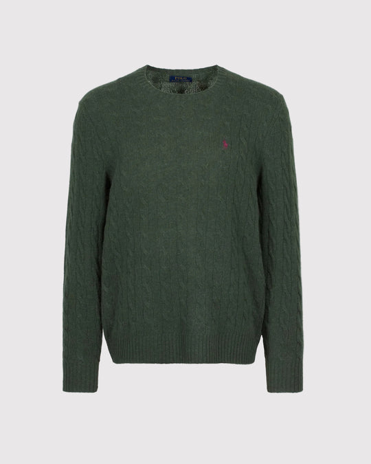 Wool Cash Cable Grøn