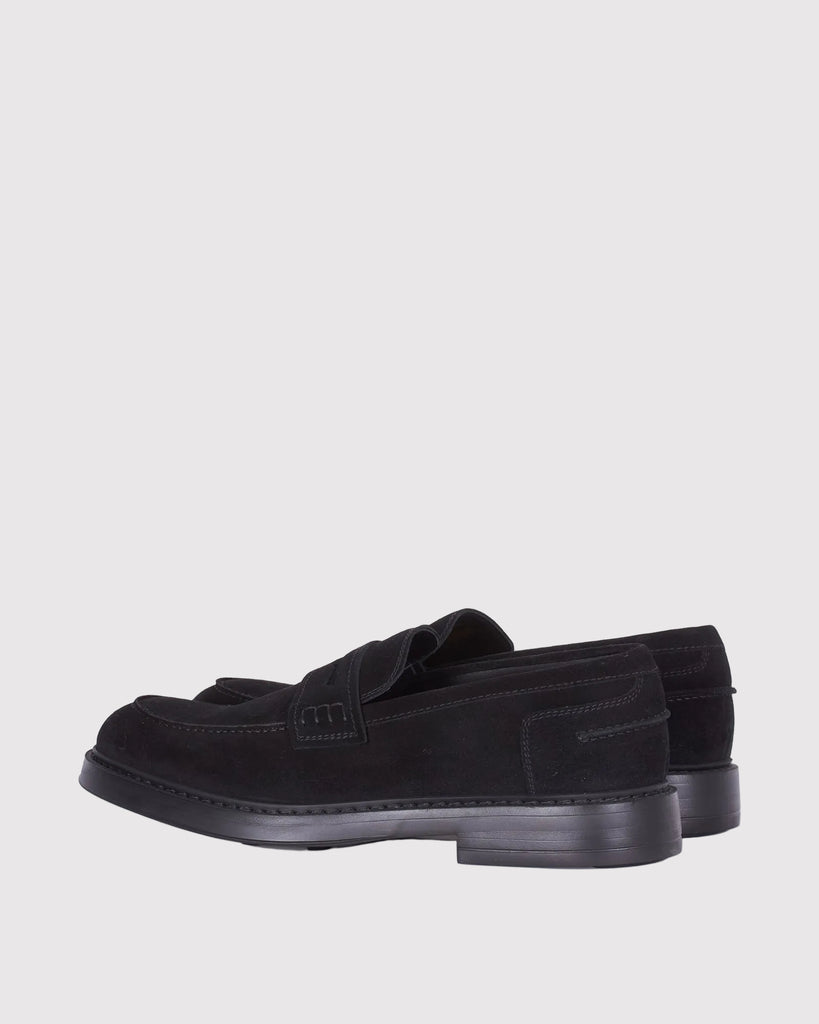 Suede Loafer Sort
