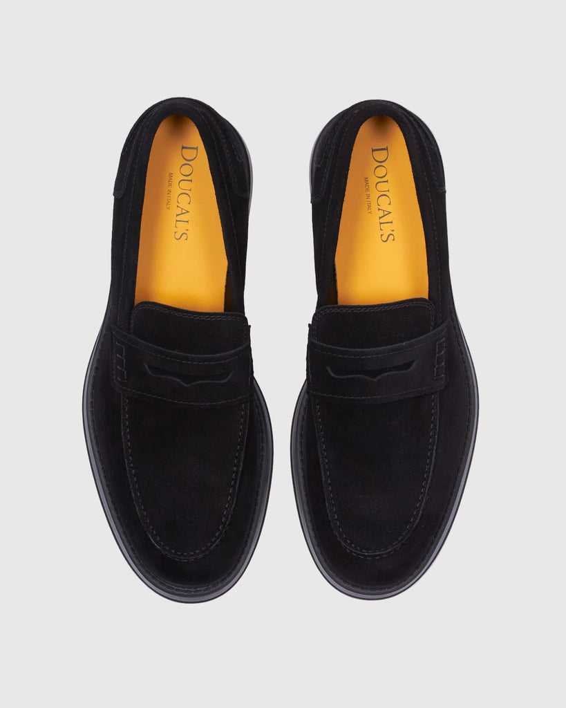 Suede Loafer Sort