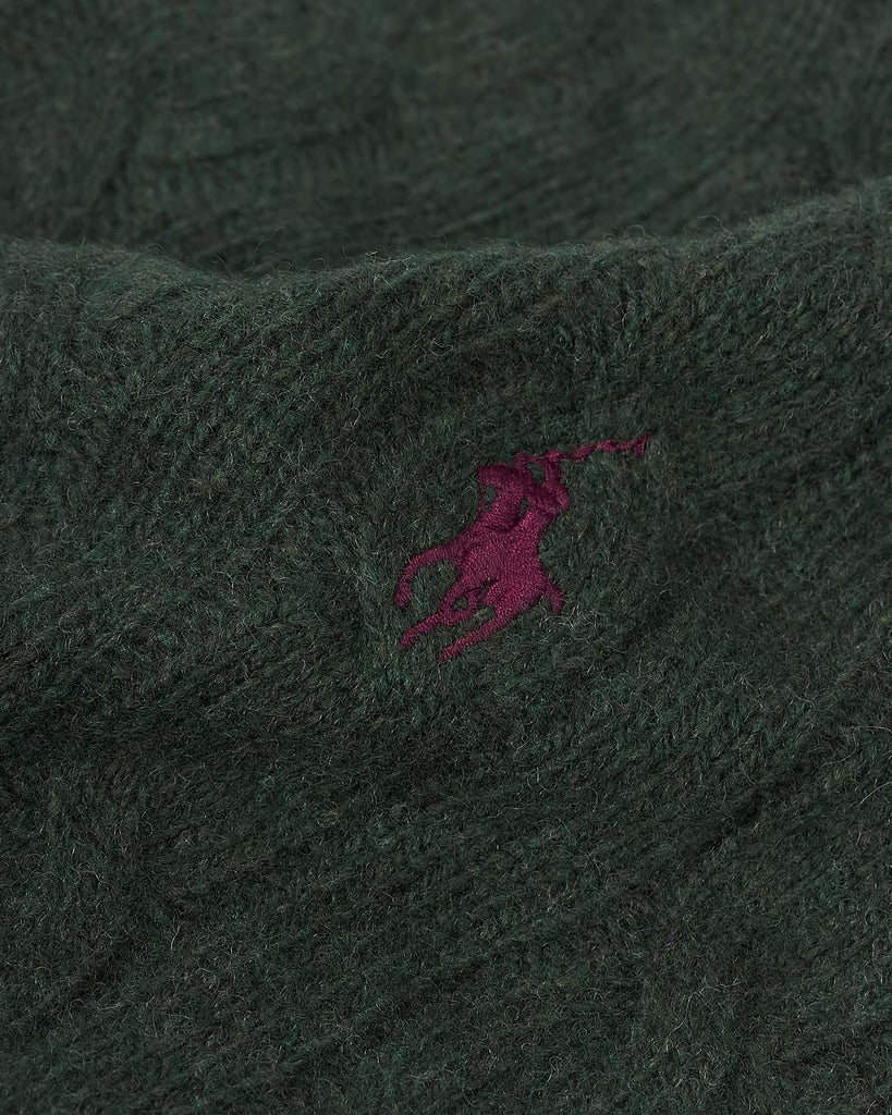 Wool Cash Cable Grøn