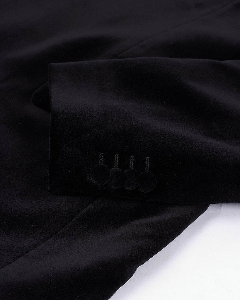 Rufus Velour Blazer Sort