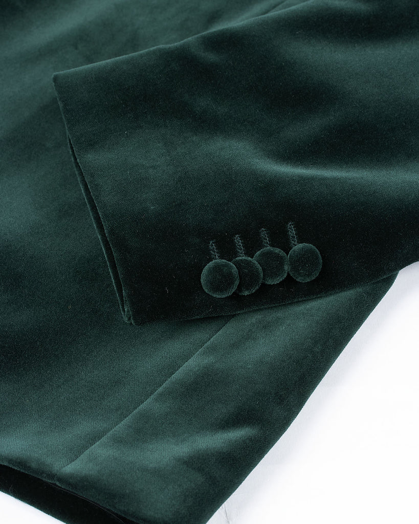 Rufus Velour Blazer Grøn