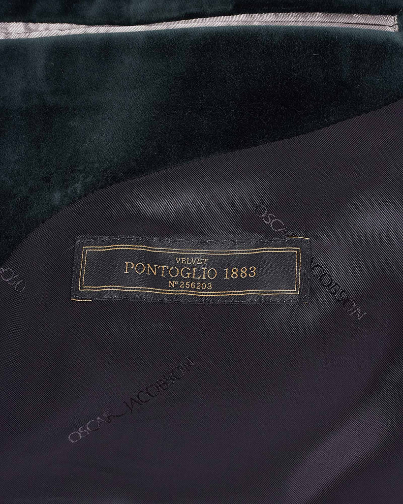 Rufus Velour Blazer Grøn
