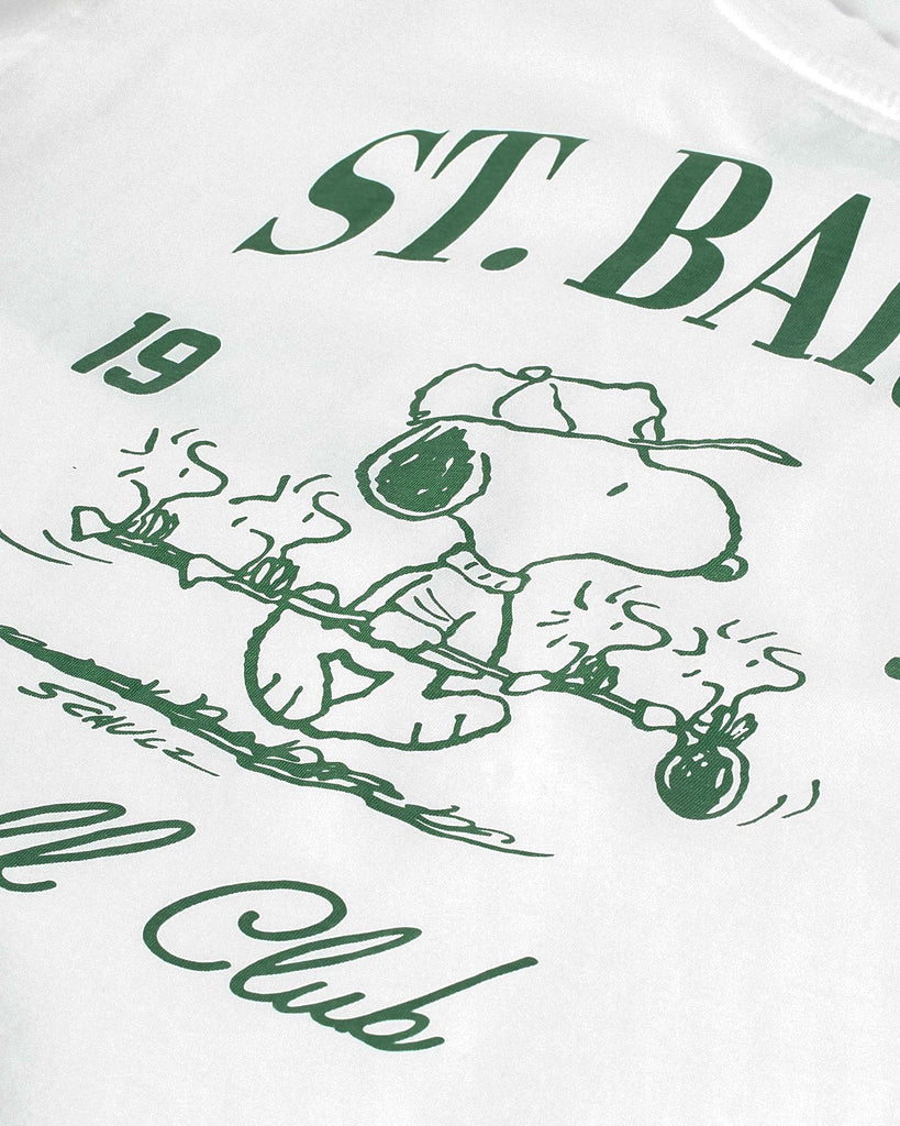 Peanuts Golf Club T-shirt Hvid