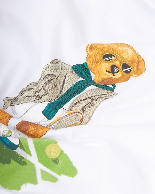Wimbledon Bear Tee Hvid