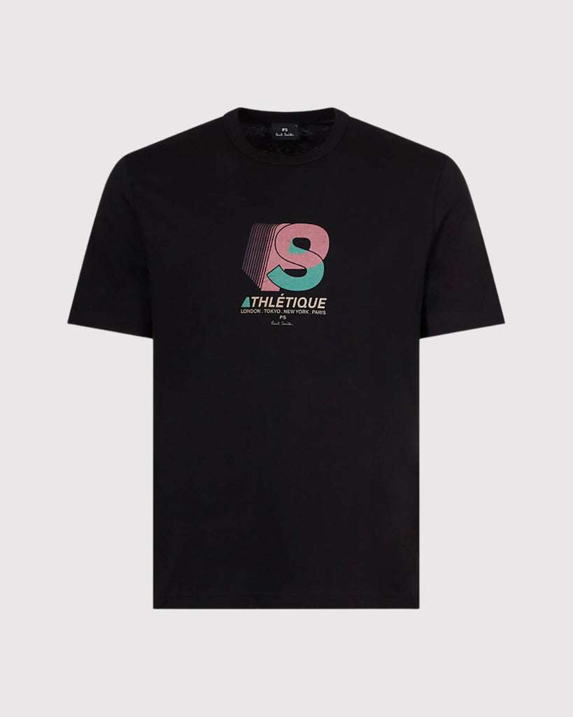 Casual Athletic T-shirt Sort