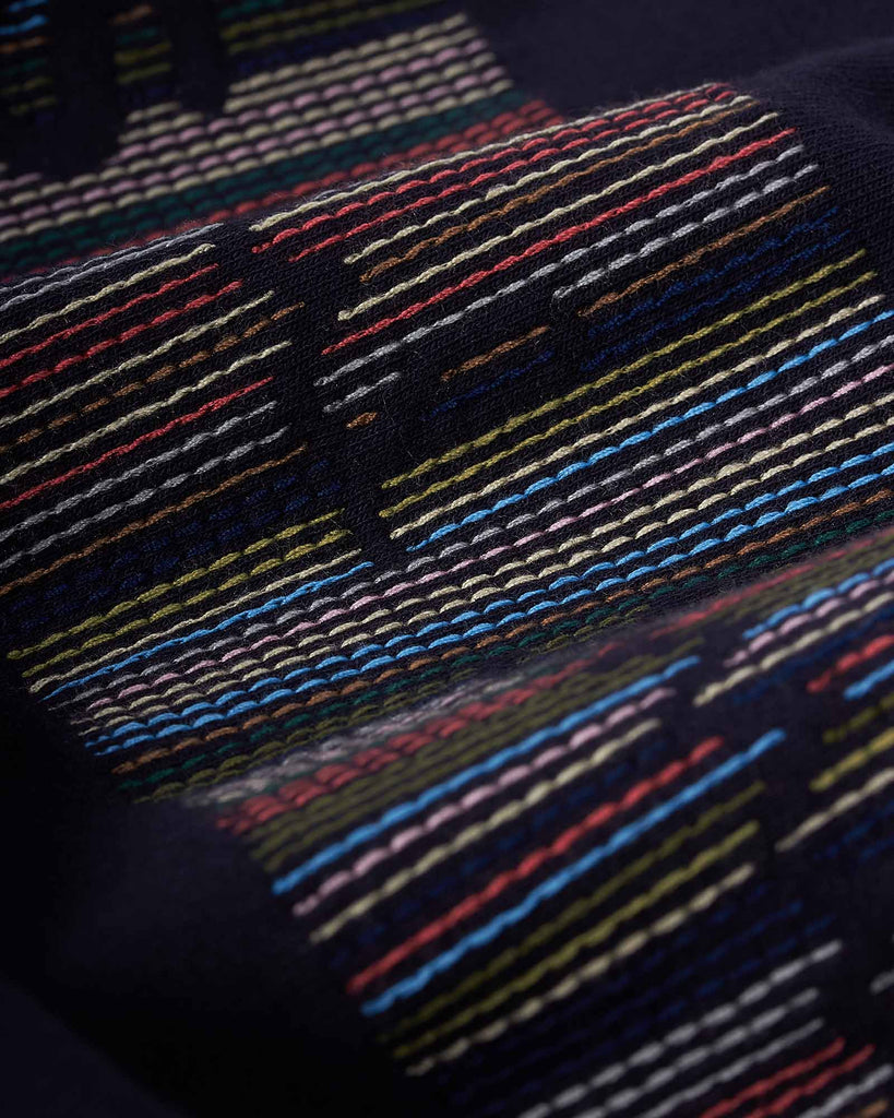 Stripe Sweat Blå