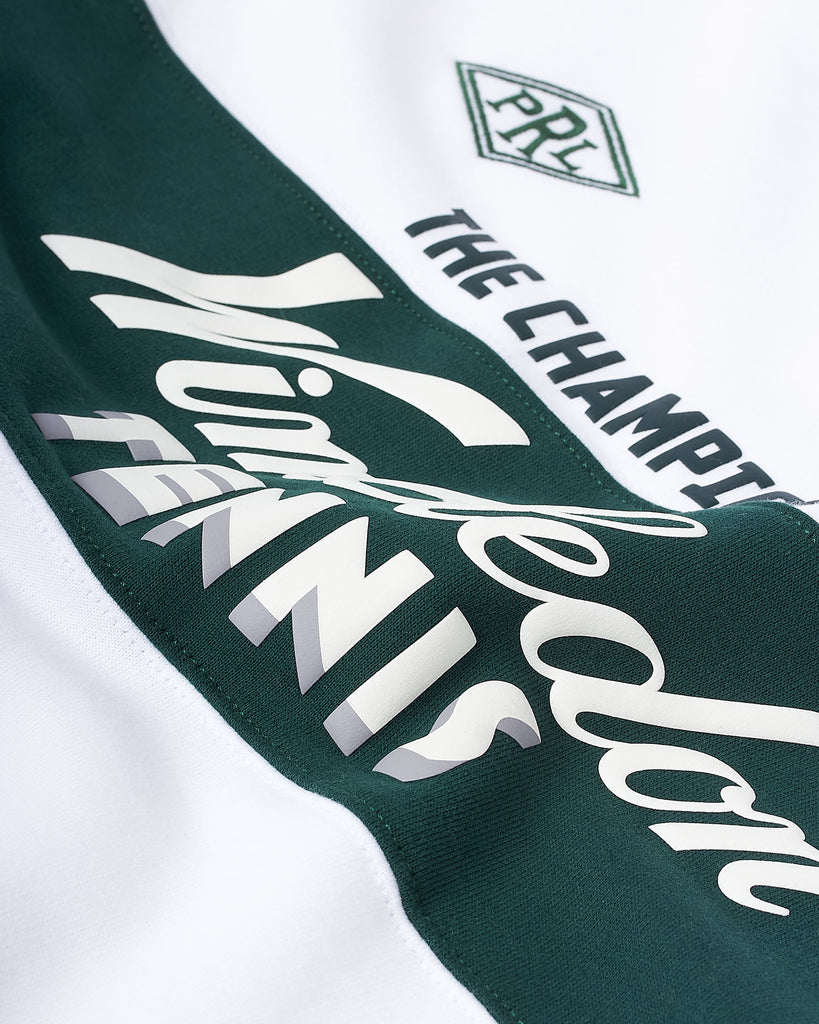 Wimbledon Zip Sweat Hvid