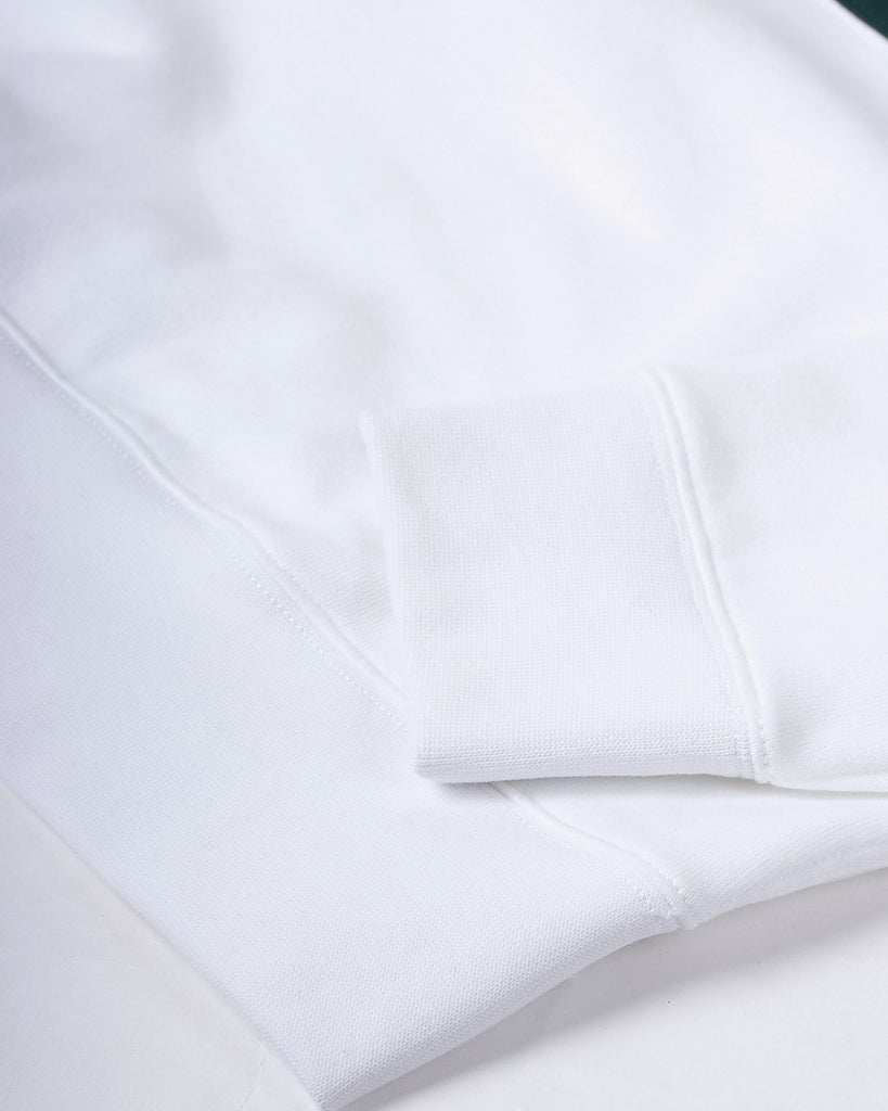 Wimbledon Zip Sweat Hvid