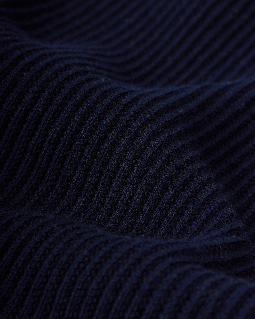 Cardigan Button Thru Blå