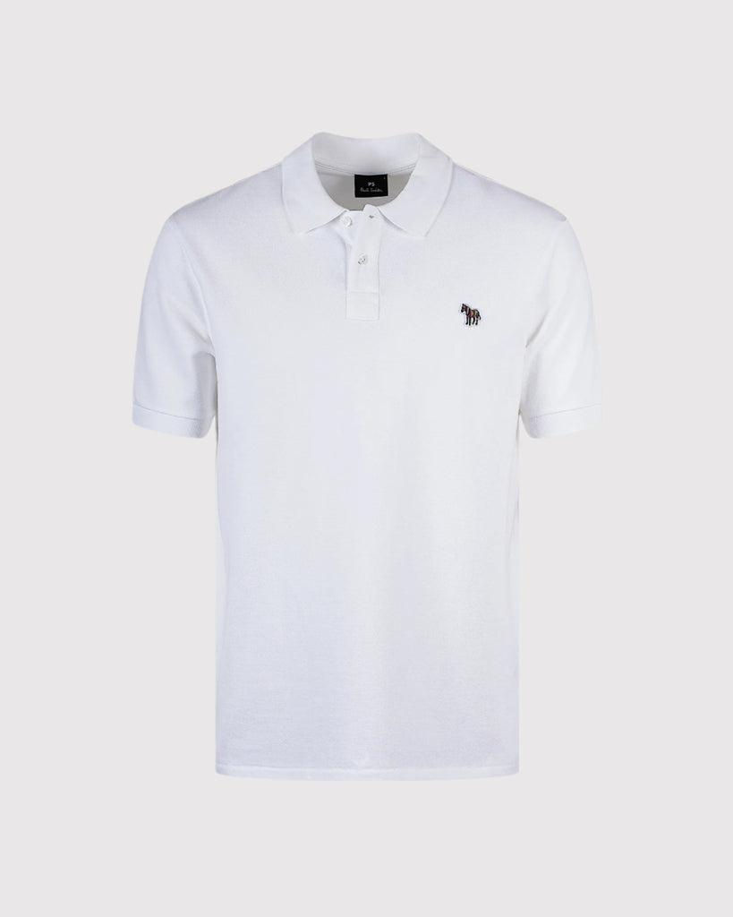 Zebra Polo Hvid