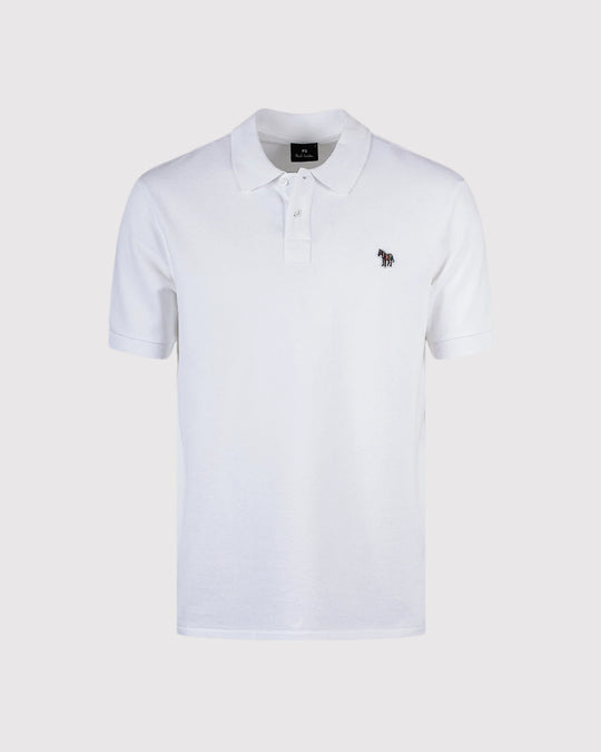 Zebra Polo Hvid