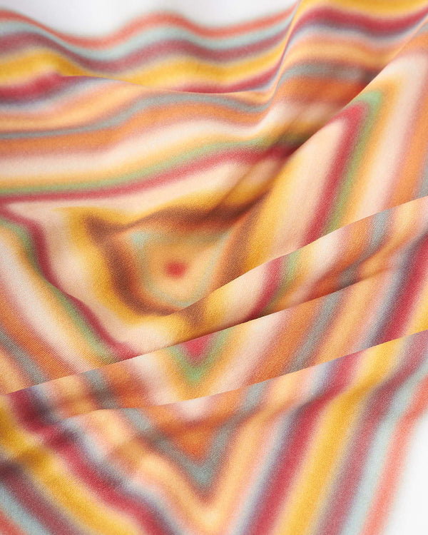 Pyramid Print T-Shirt Hvid