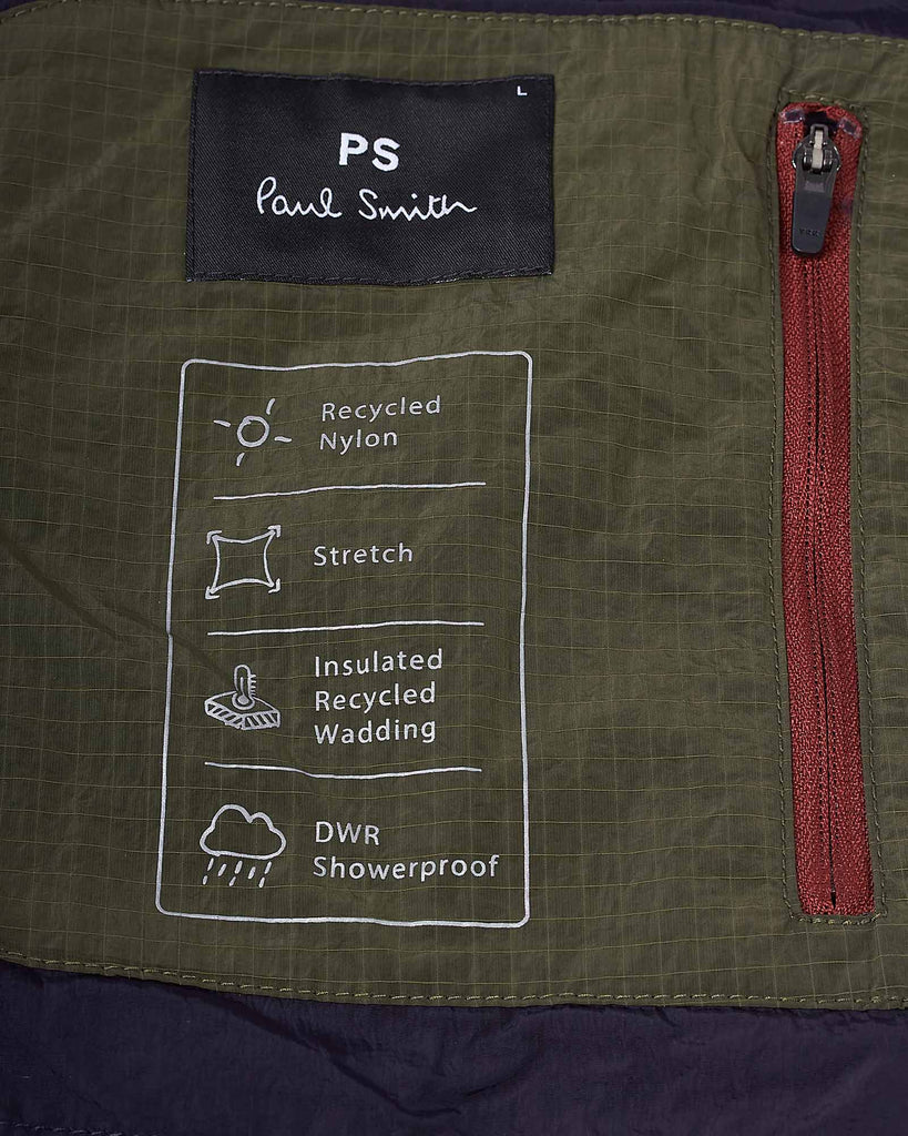 Mixed Media Gilet Blå