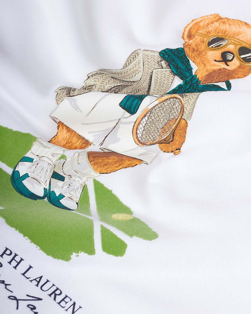 Wimbledon Bear Sweat Hvid