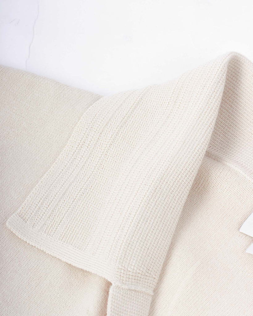 Knitted Skjorte Stripe Sand