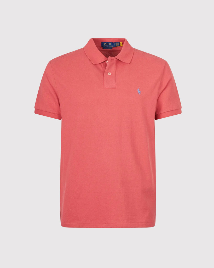 Mesh Poloshirt Rød