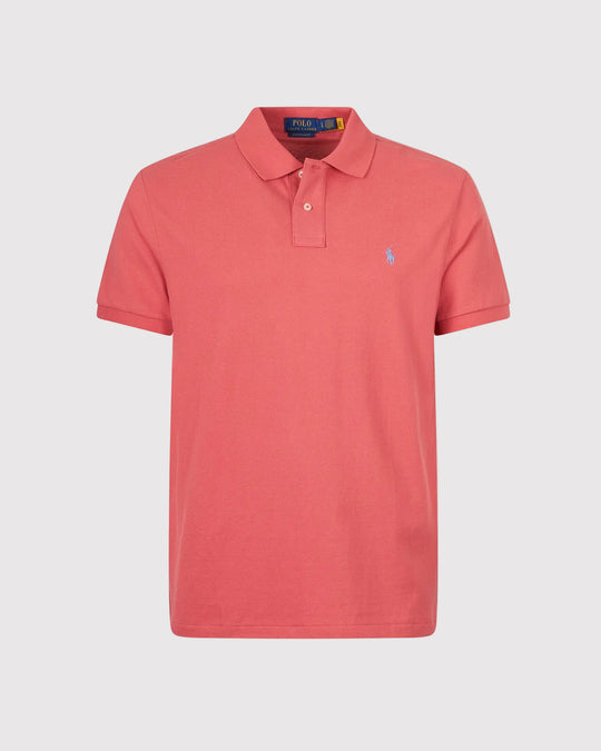 Mesh Poloshirt Rød