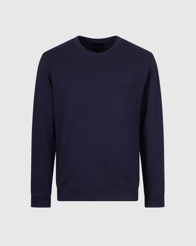 Sweat Felpa Logo Blå