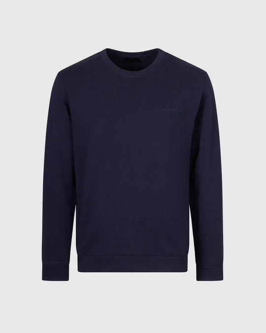 Sweat Felpa Logo Blå