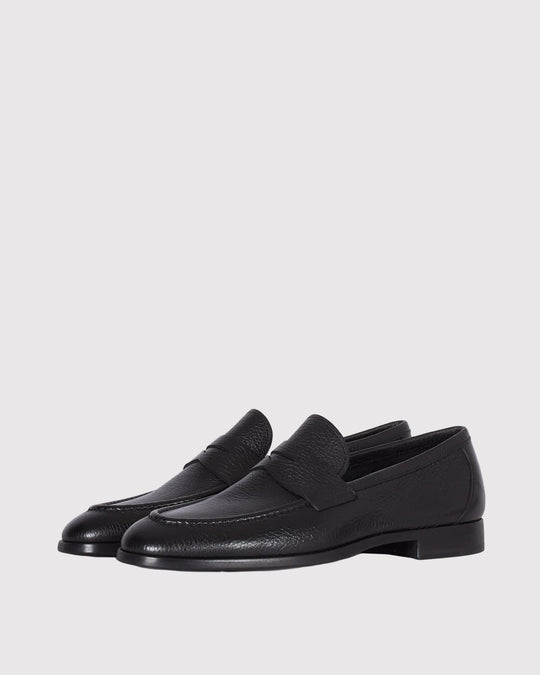 Magnanni Leather Loafer Sort