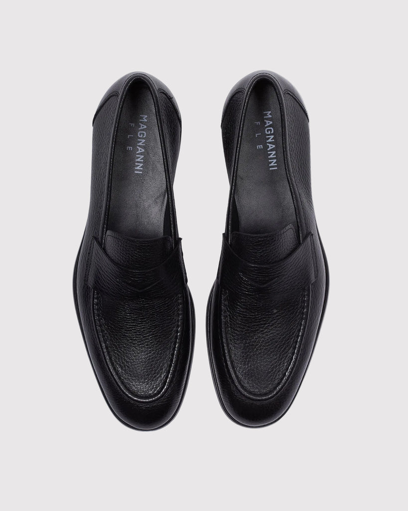 Magnanni Leather Loafer Sort