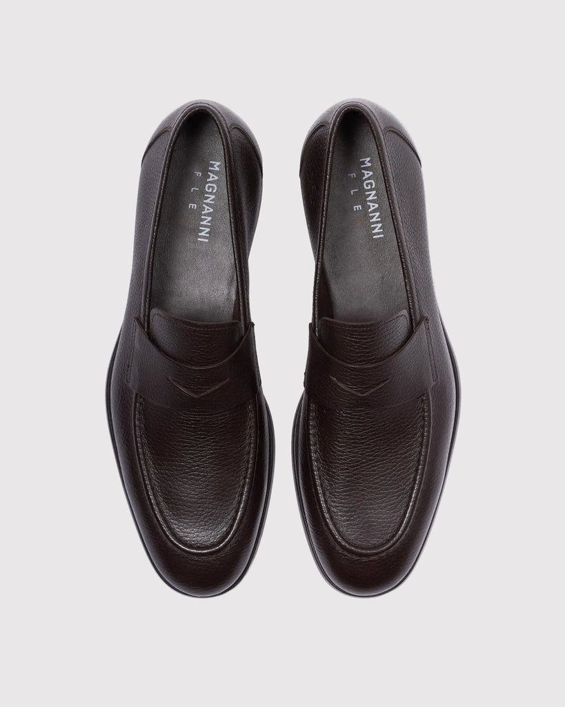 Magnanni Leather Loafer Brun