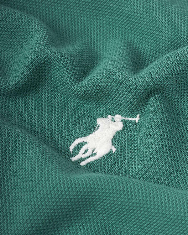 Mesh Poloshirt Grøn